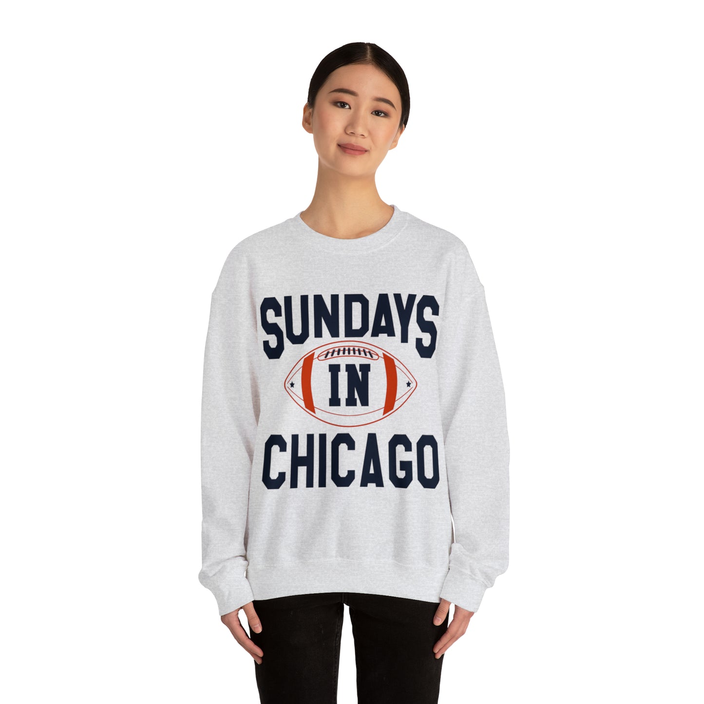 Sundays in Chicago Football Sweatshirt