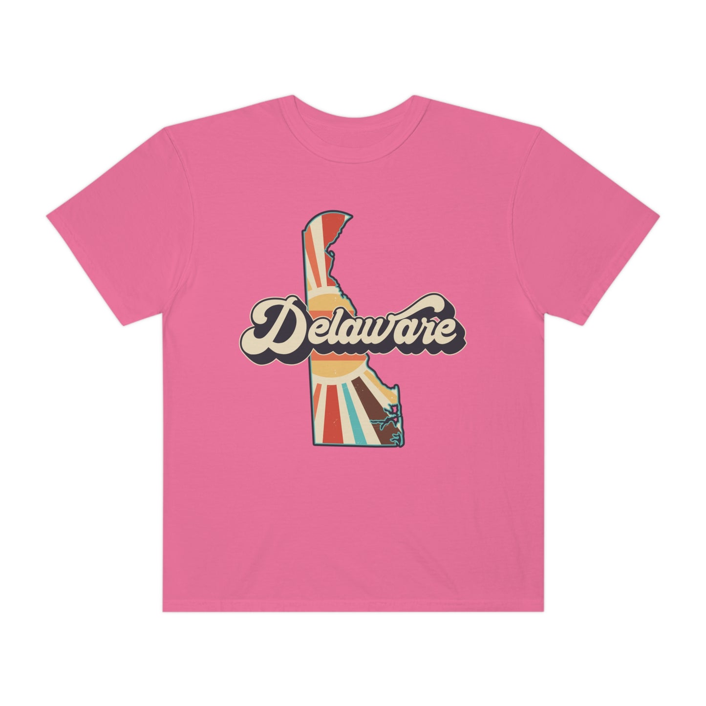 Retro Boho Delaware T Shirt (Comfort Colors)