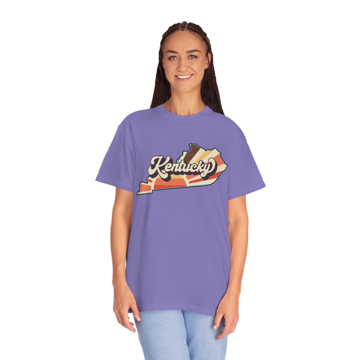 Retro Boho Kentucky T Shirt (Comfort Colors)