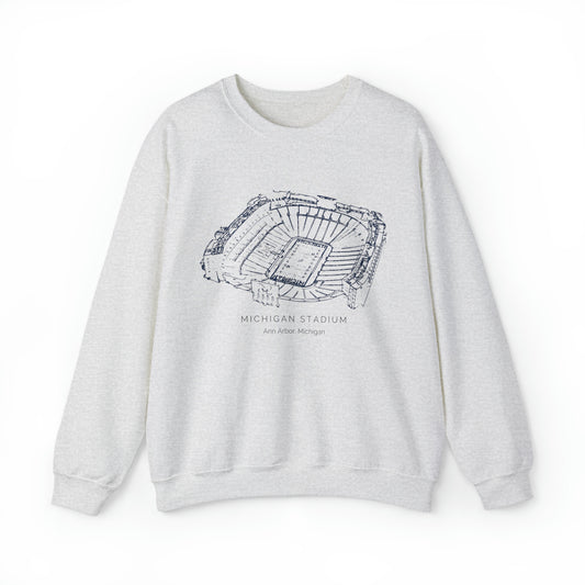 Michigan College Stadium Sweatshirt