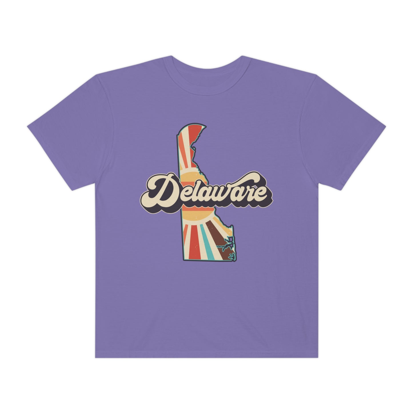 Retro Boho Delaware T Shirt (Comfort Colors)