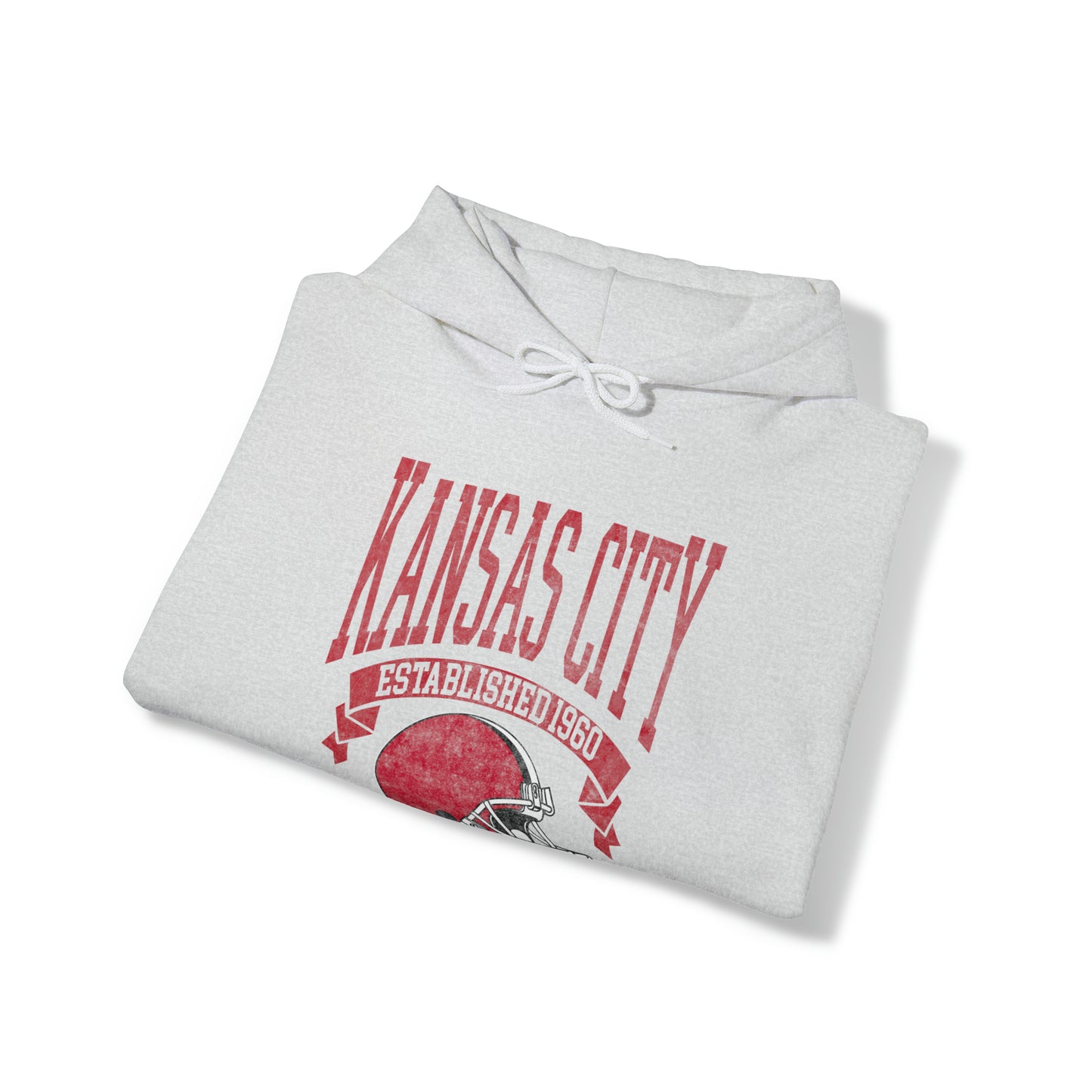 Vintage Kansas City Football Hooded Sweatshirt