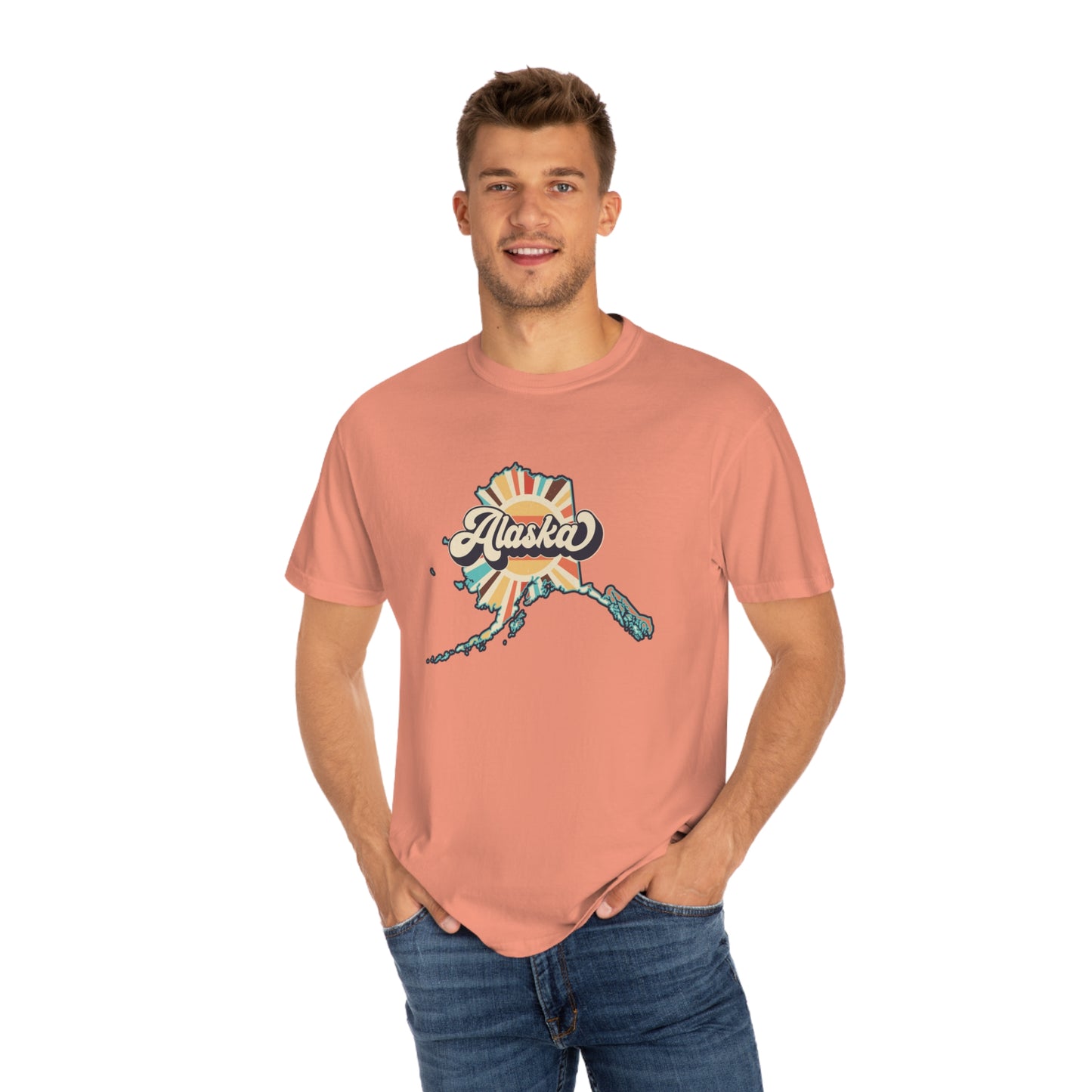 Retro Boho Alaska T Shirt (Comfort Colors)