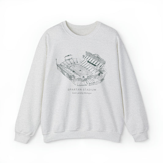 Michigan State College Stadium Sweatshirt