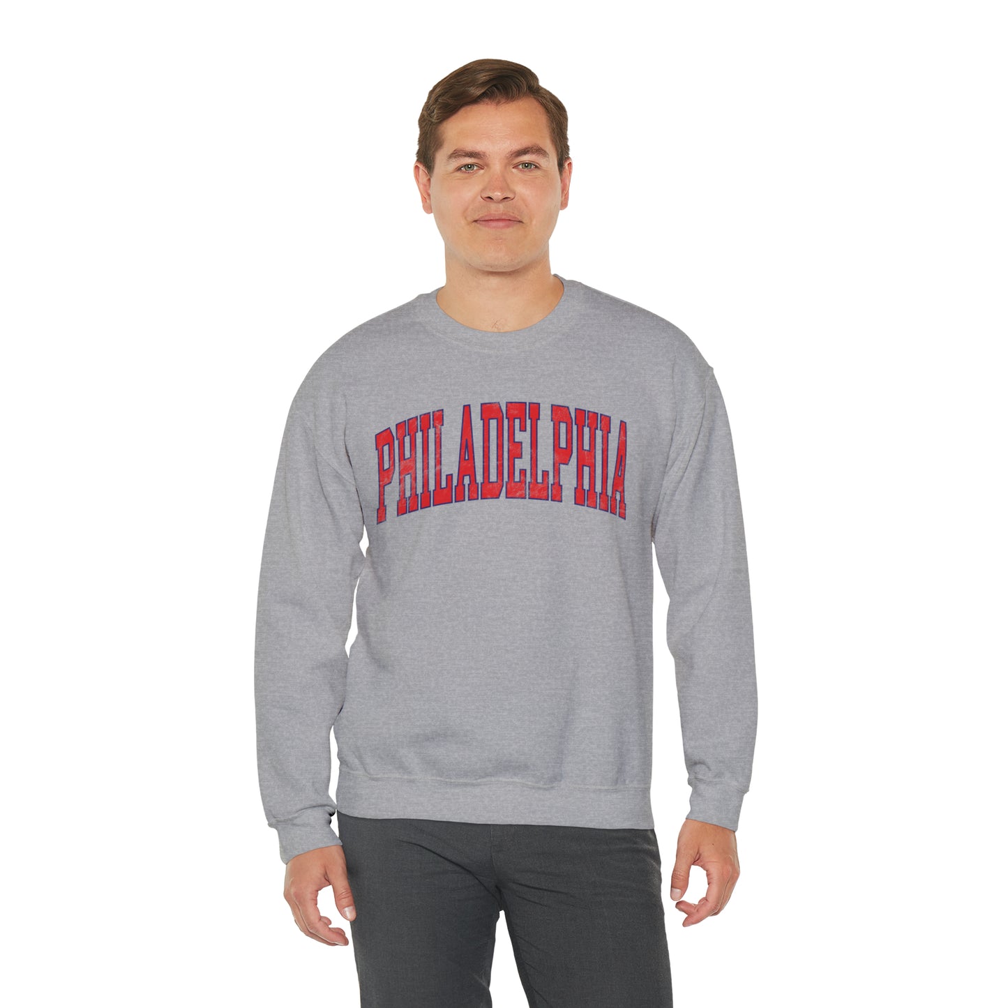 Vintage Collegiate Philadelphia Baseball Sweatshirt