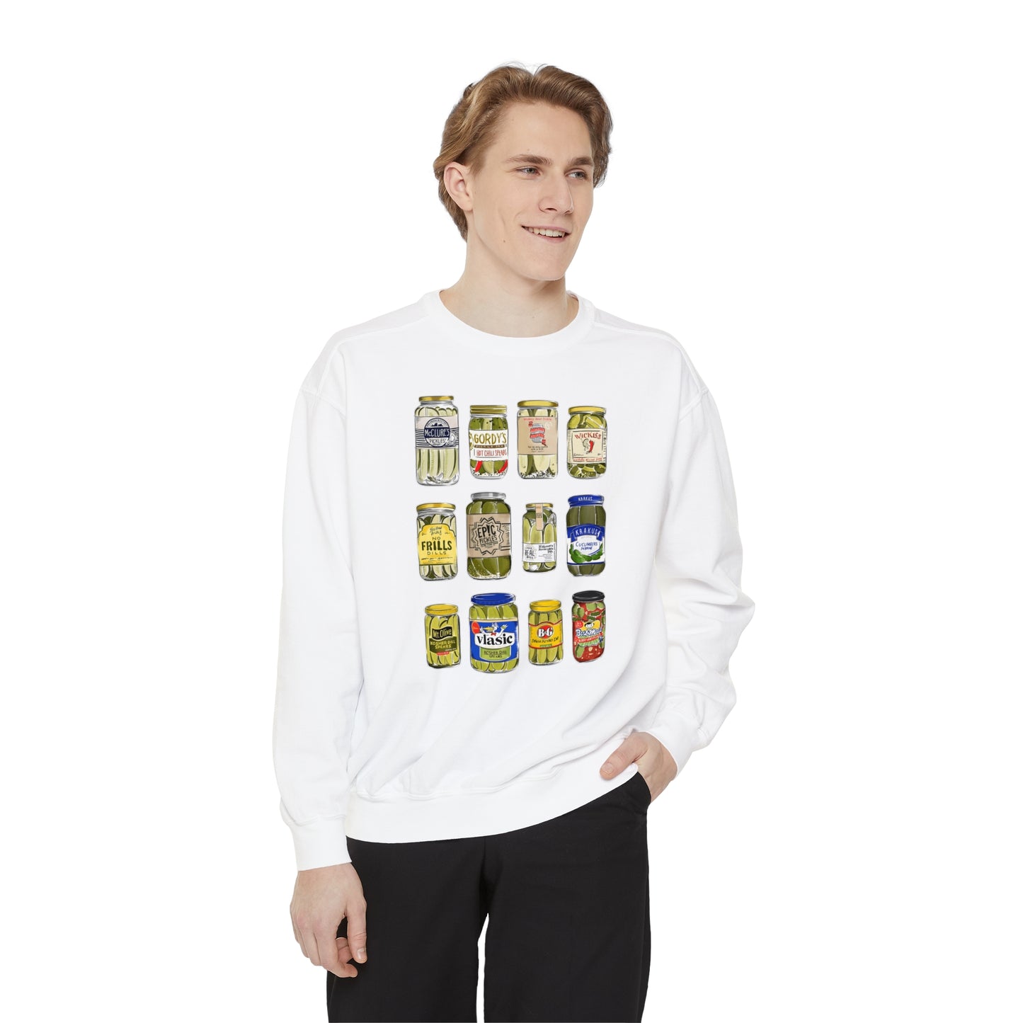 Vintage Pickle Jar Sweatshirt (Comfort Colors)