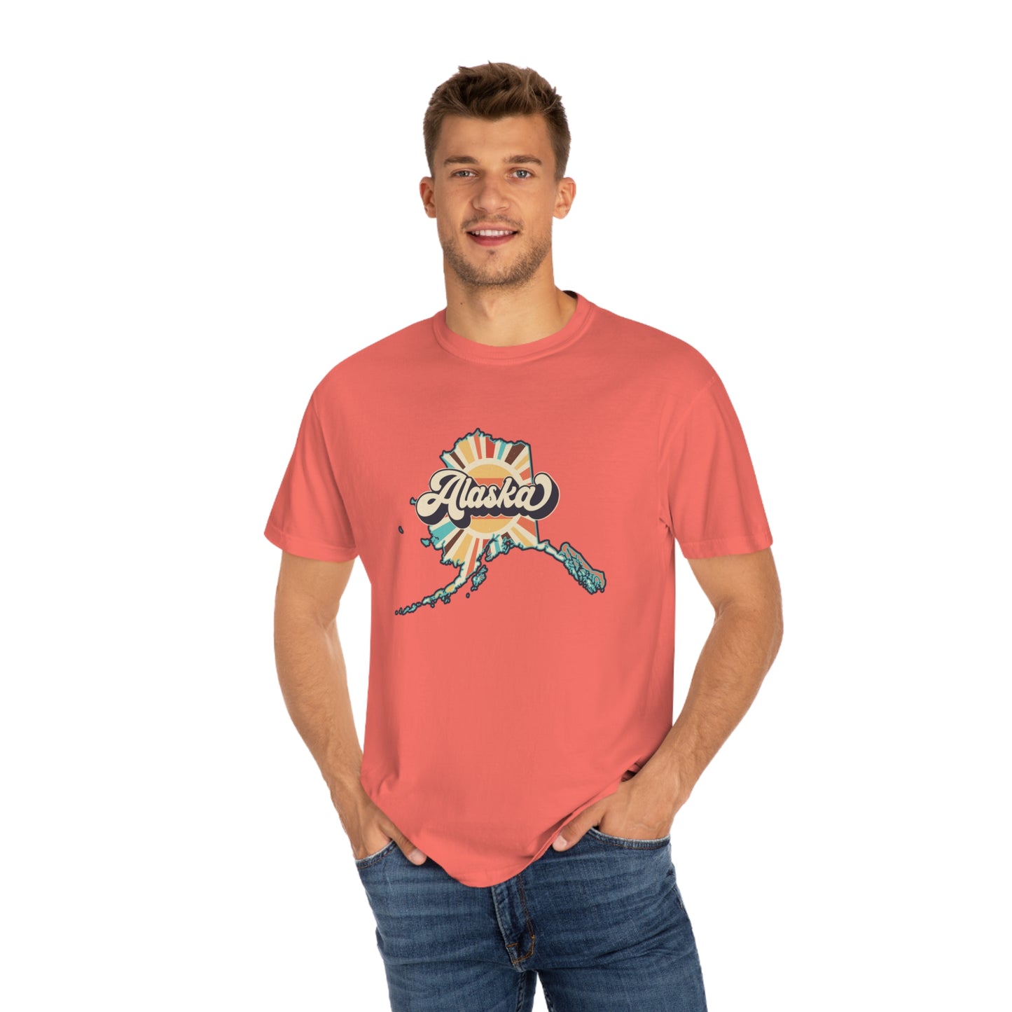 Retro Boho Alaska T Shirt (Comfort Colors)