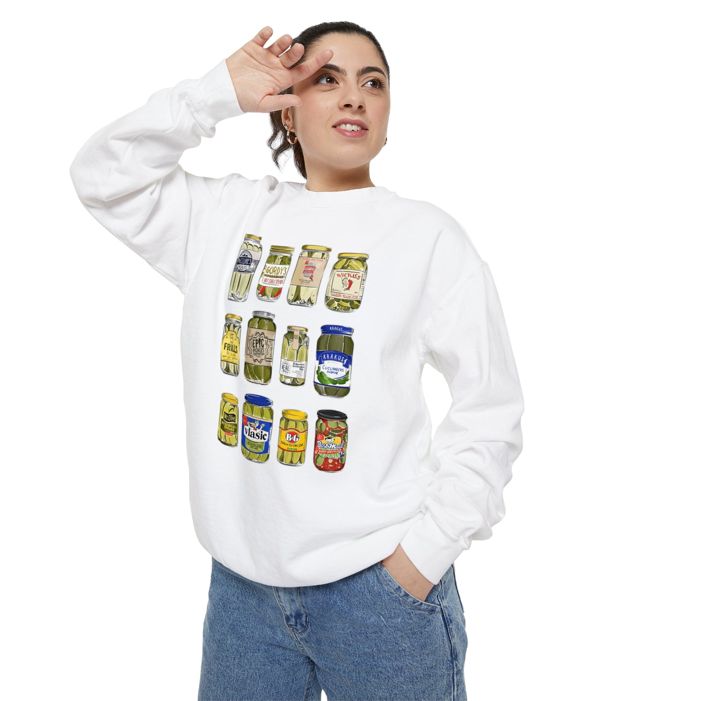 Vintage Pickle Jar Sweatshirt (Comfort Colors)