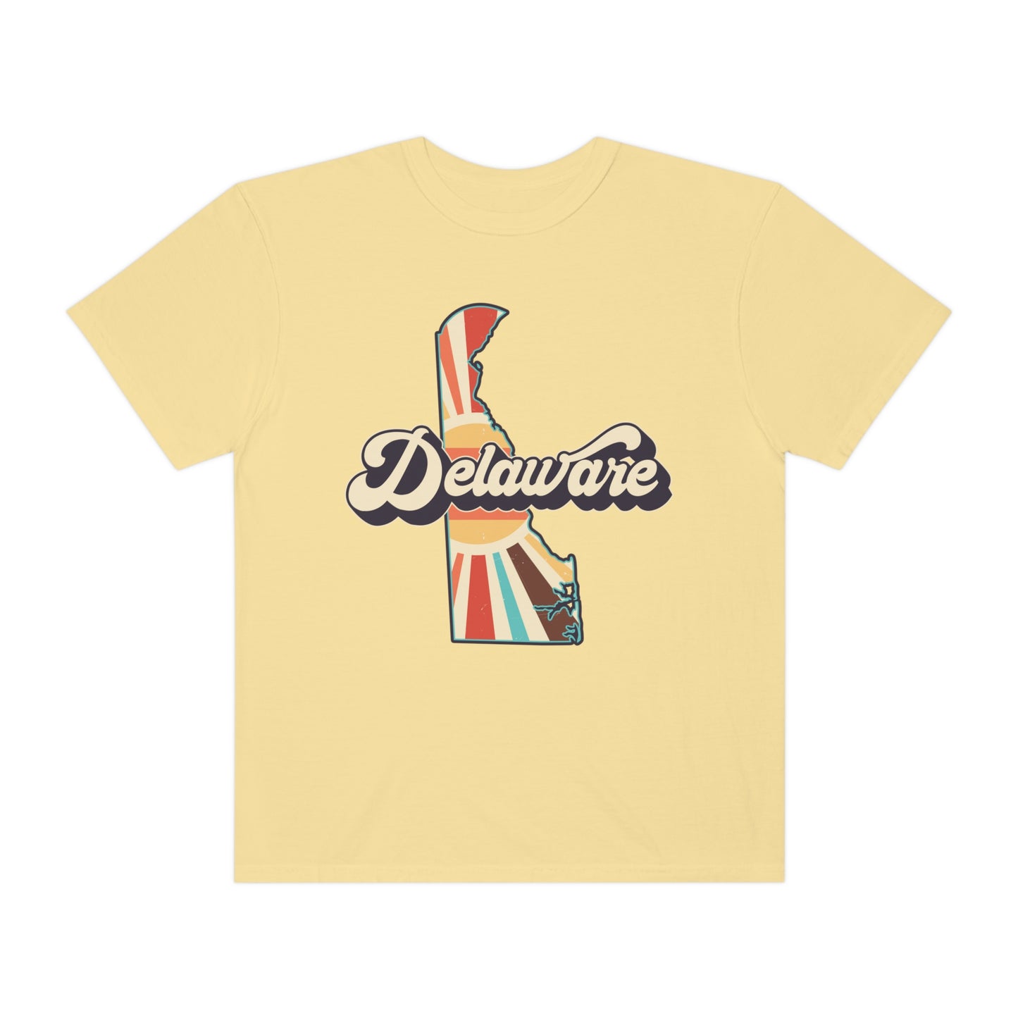 Retro Boho Delaware T Shirt (Comfort Colors)