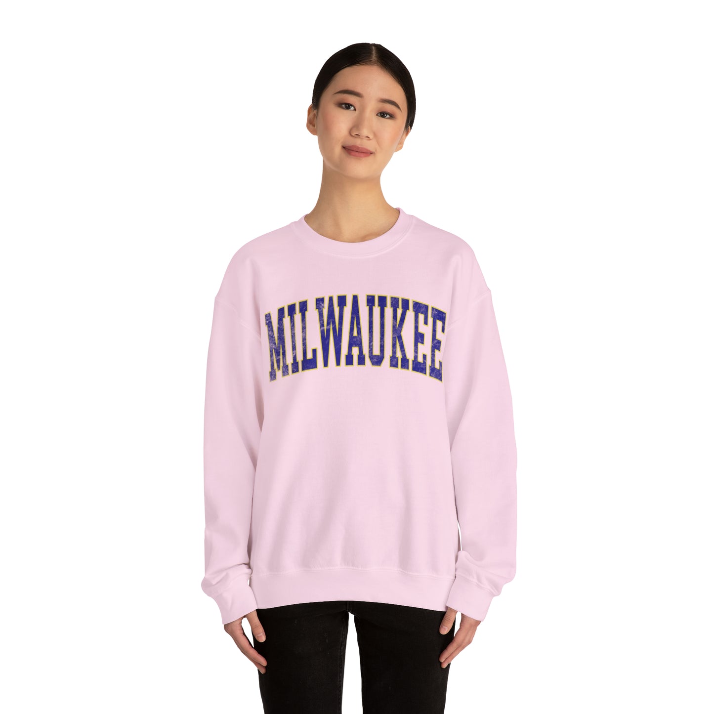 Vintage Collegiate Milwaukee Baseball Sweatshirt