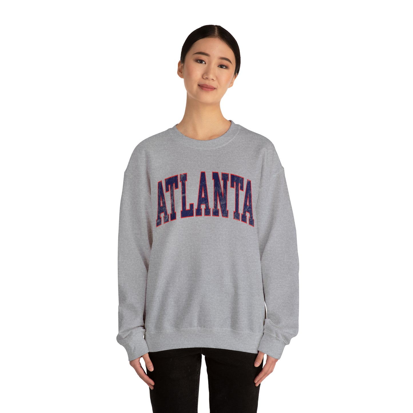 Vintage Collegiate Atlanta Baseball Sweatshirt