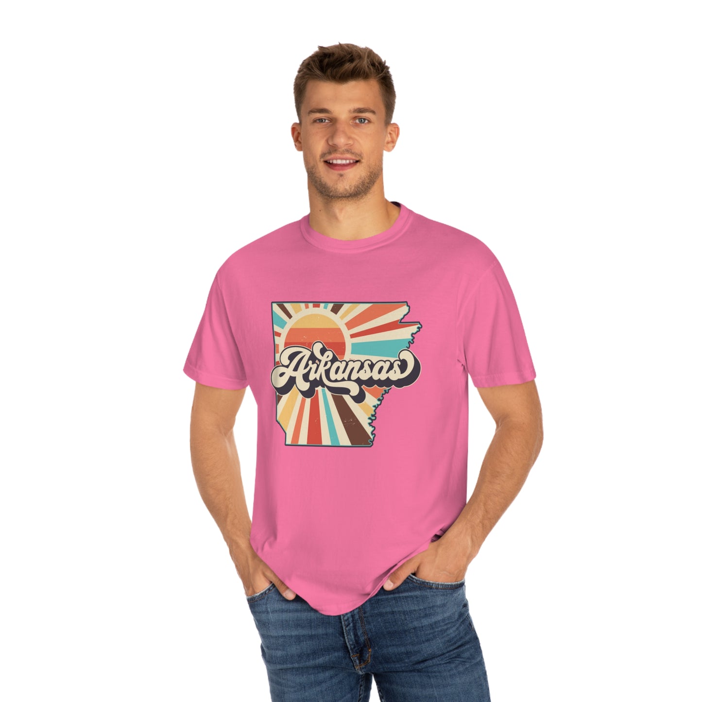 Retro Boho Arkansas T Shirt (Comfort Colors)