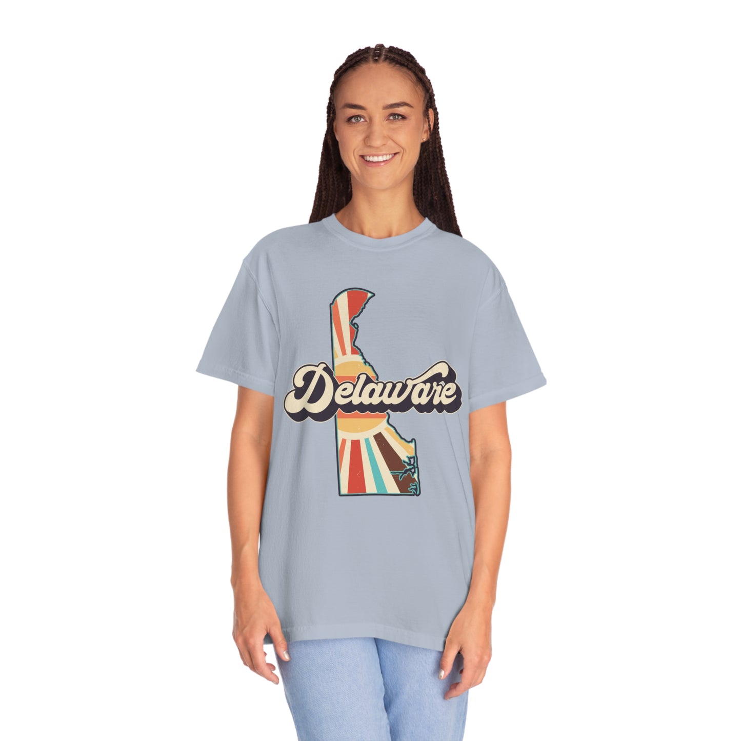 Retro Boho Delaware T Shirt (Comfort Colors)