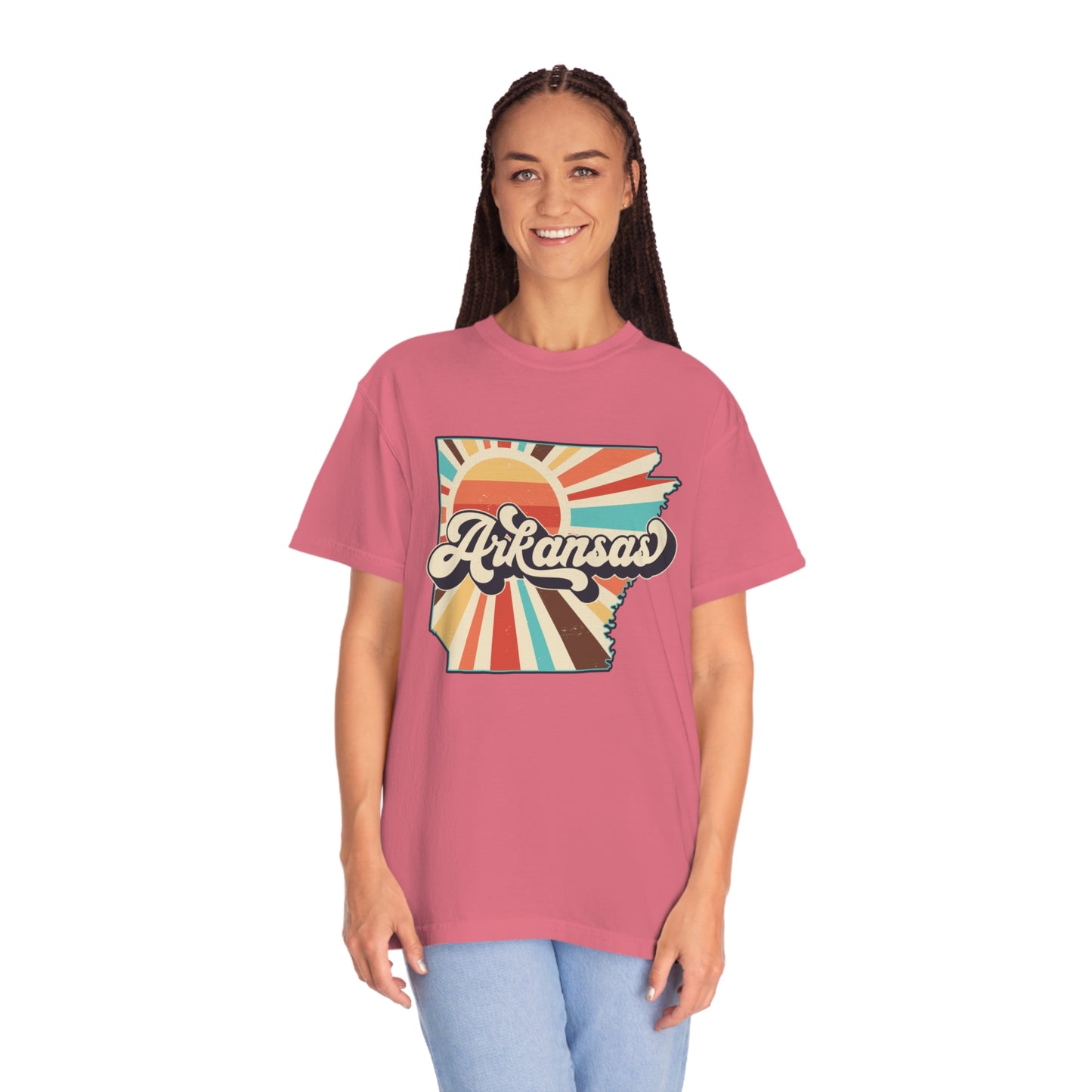 Retro Boho Arkansas T Shirt (Comfort Colors)