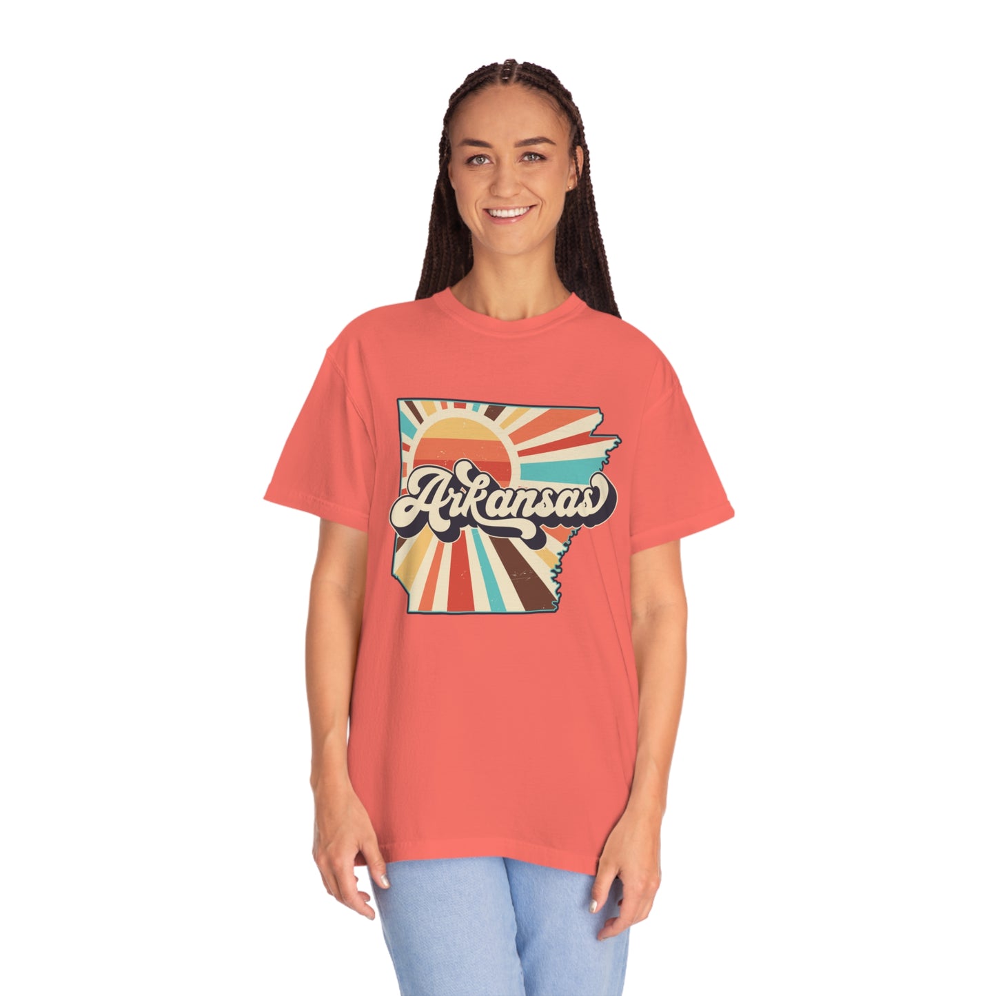 Retro Boho Arkansas T Shirt (Comfort Colors)