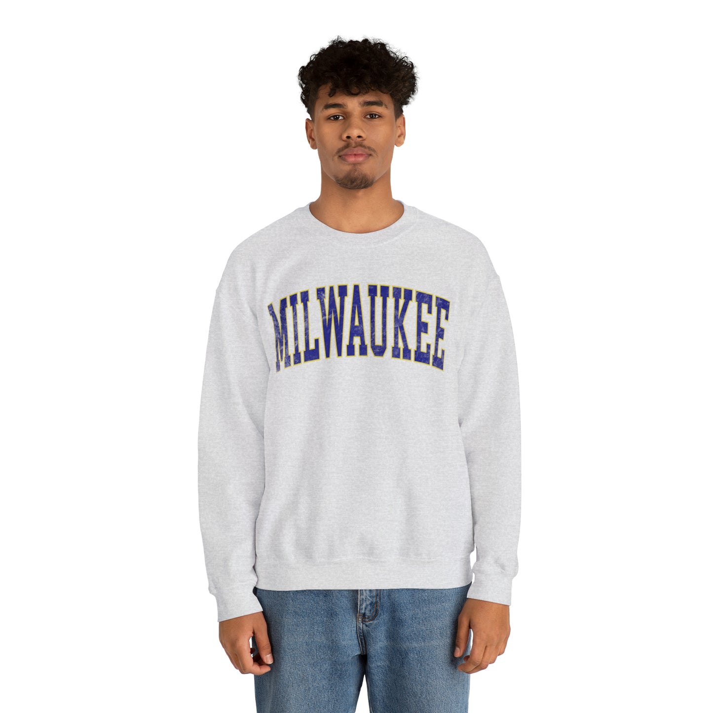 Vintage Collegiate Milwaukee Baseball Sweatshirt