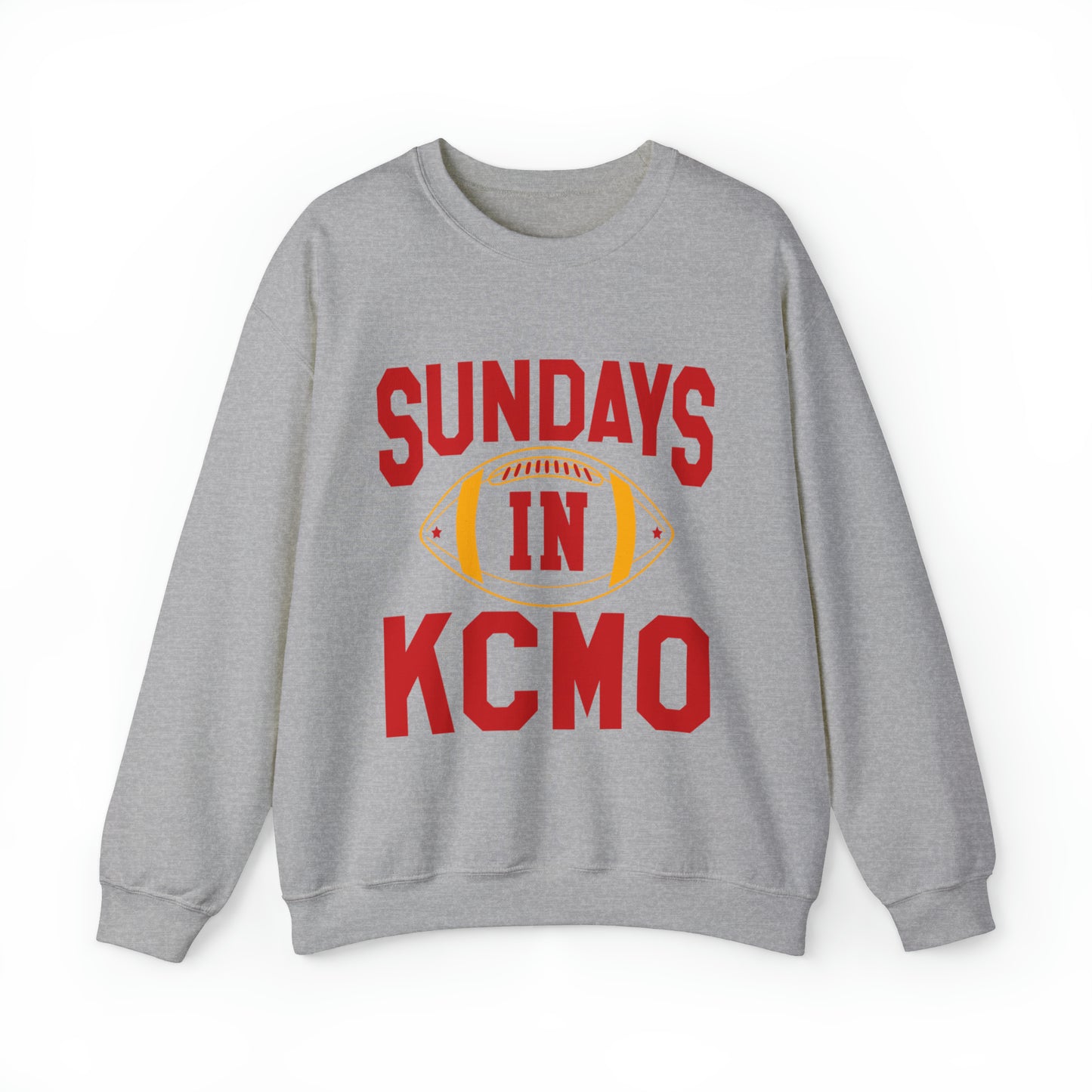 Sundays In Kansas City Crewneck Football Sweatshirt