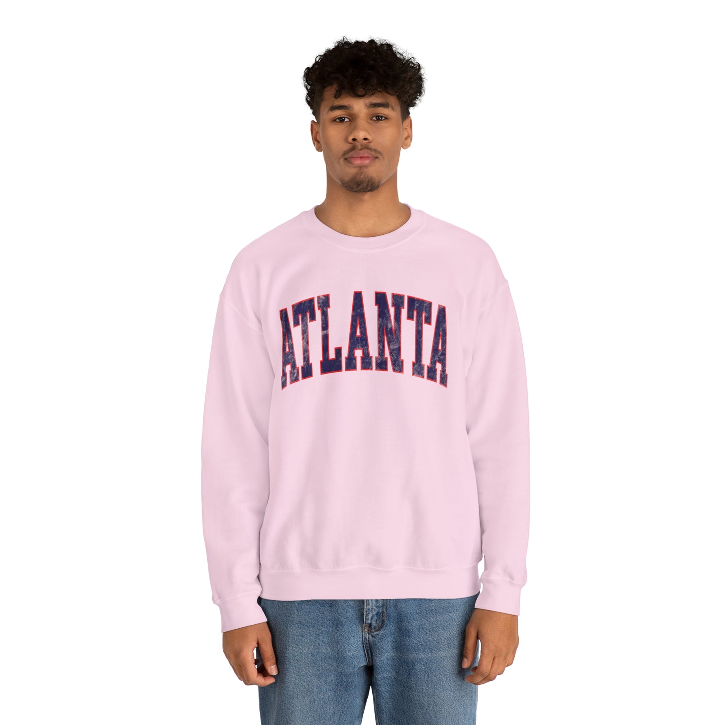 Vintage Collegiate Atlanta Baseball Sweatshirt