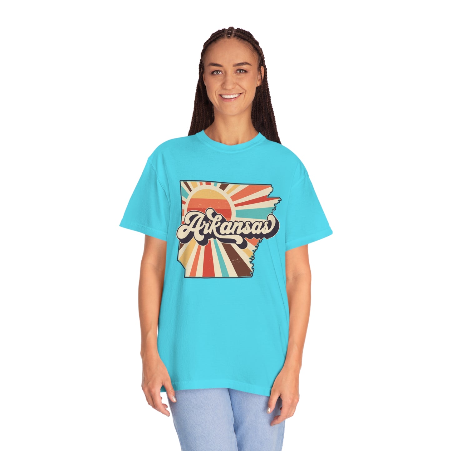 Retro Boho Arkansas T Shirt (Comfort Colors)