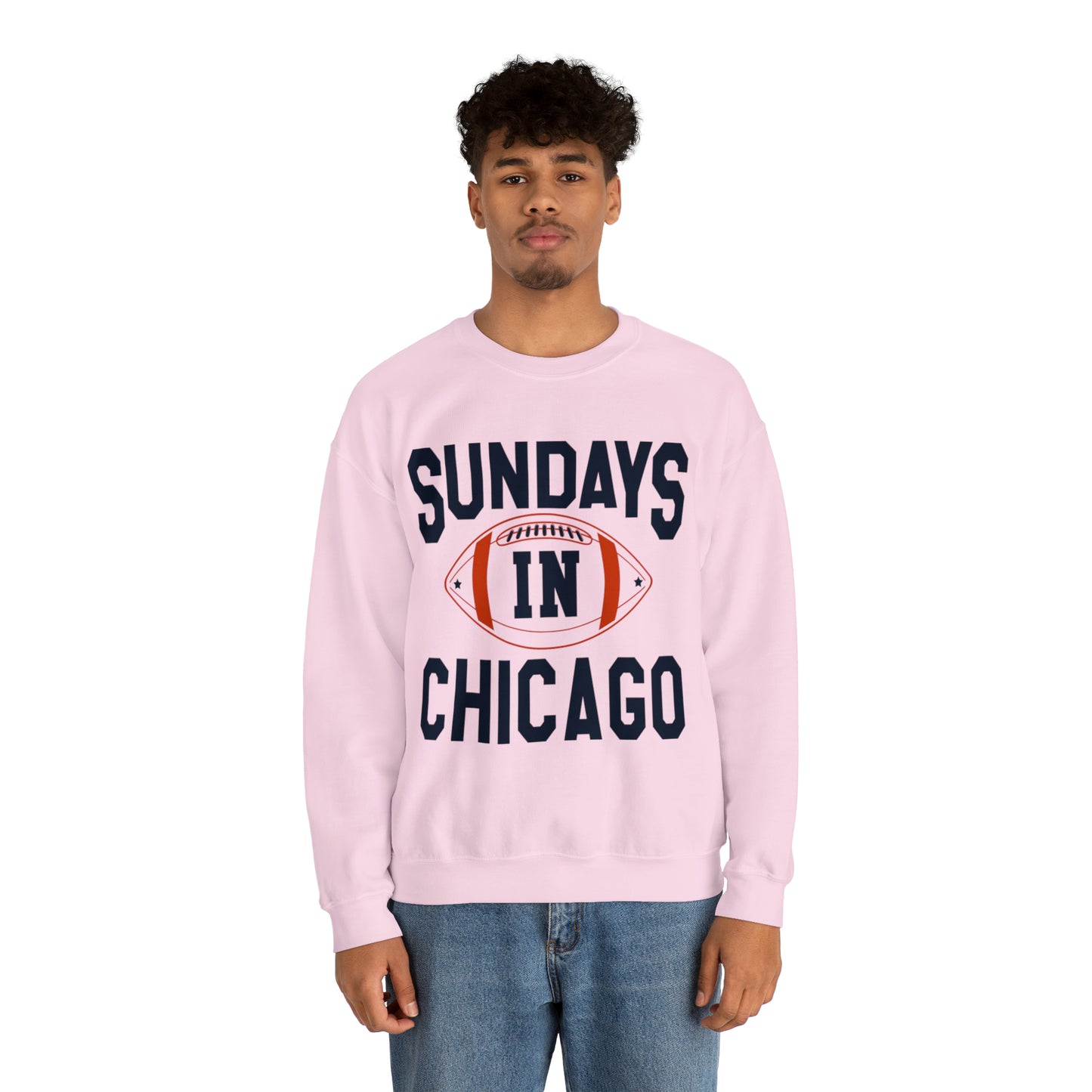 Sundays in Chicago Football Sweatshirt