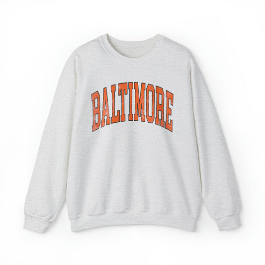 Vintage Collegiate Baltimore Baseball Sweatshirt