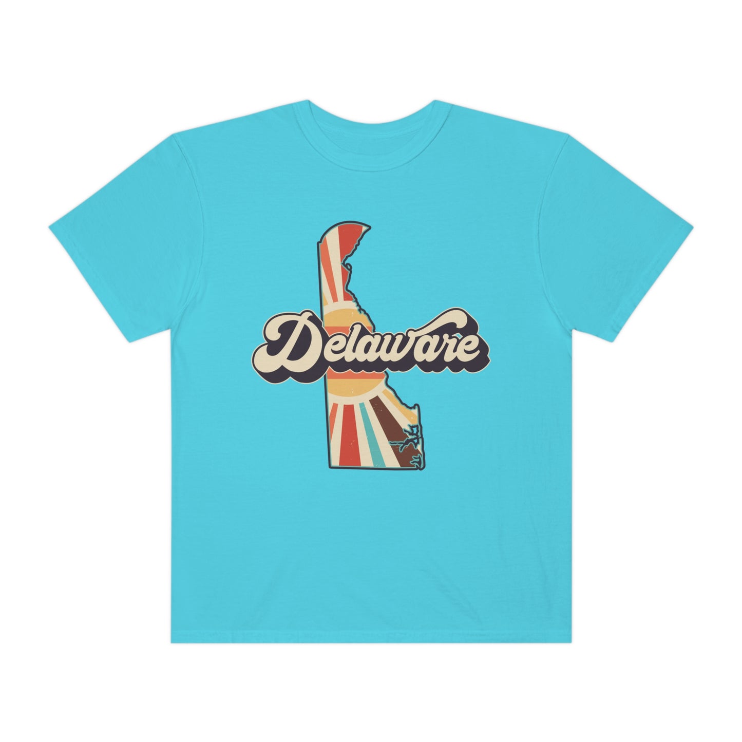 Retro Boho Delaware T Shirt (Comfort Colors)