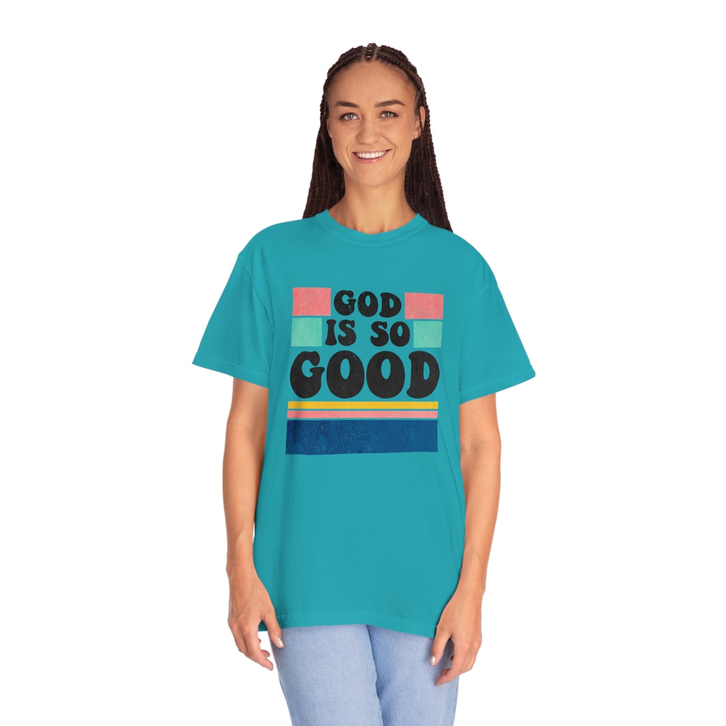 Retro God Is So Good T Shirt (Comfort Colors)