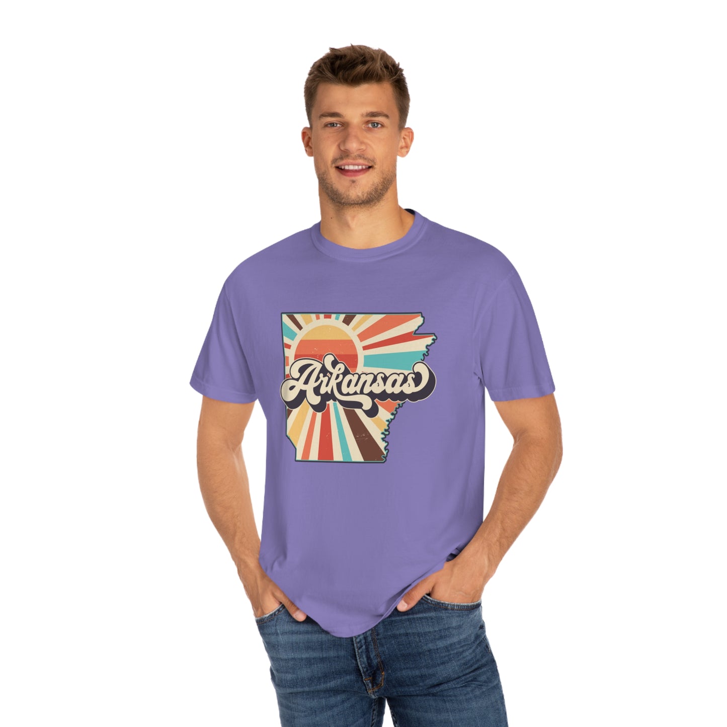 Retro Boho Arkansas T Shirt (Comfort Colors)