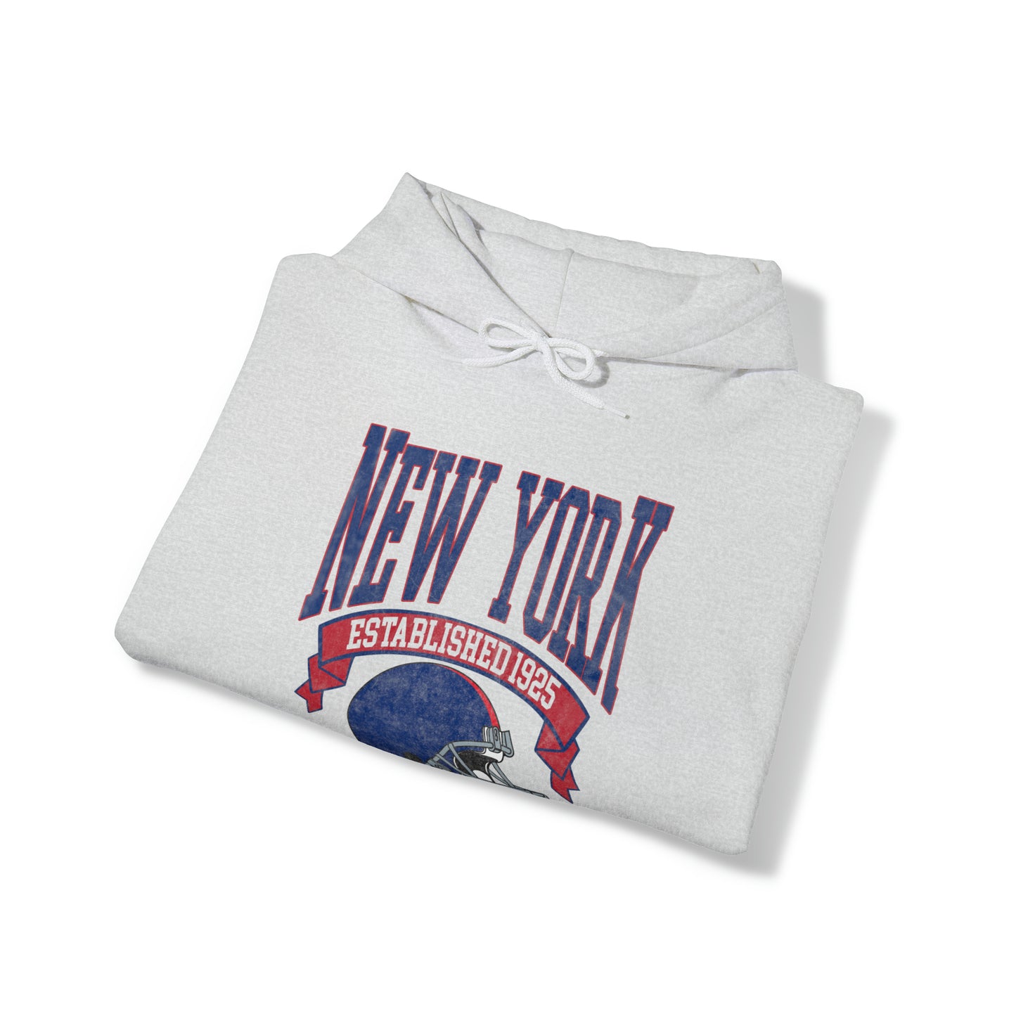 Vintage New York Football Hooded Sweatshirt