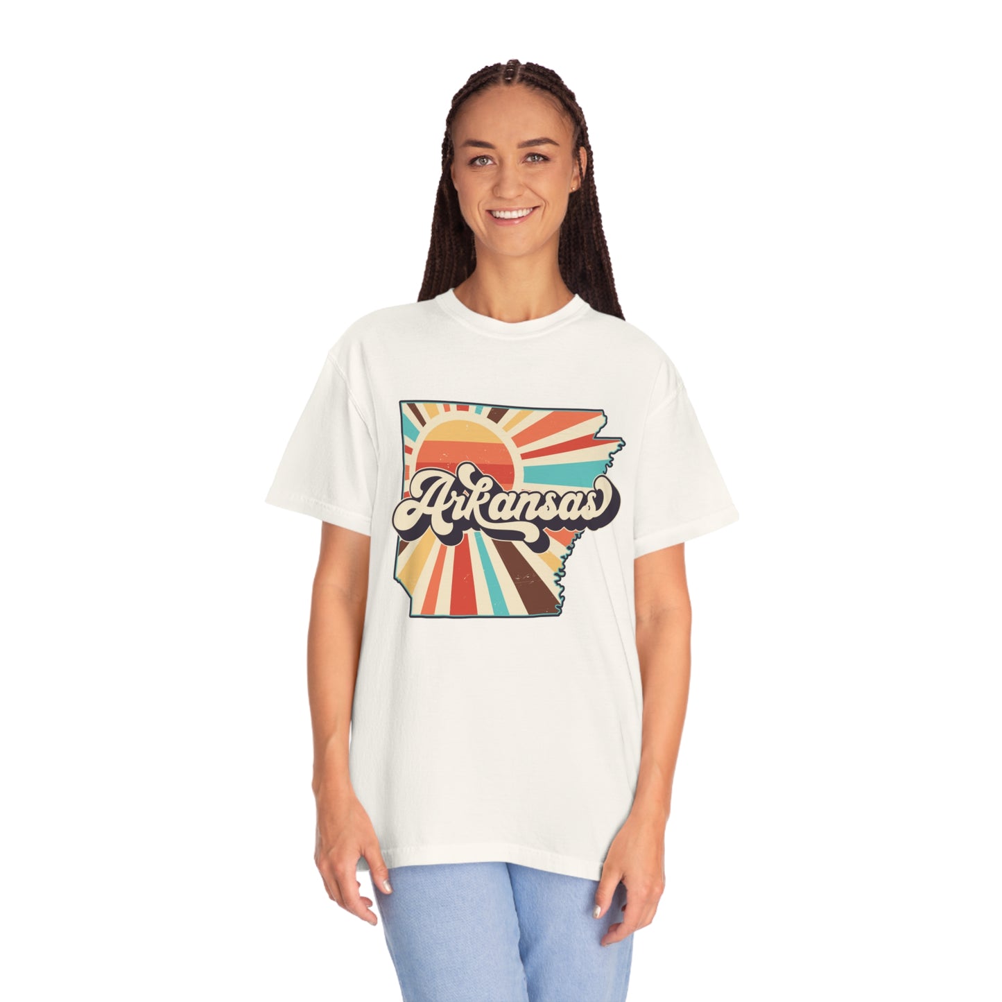 Retro Boho Arkansas T Shirt (Comfort Colors)