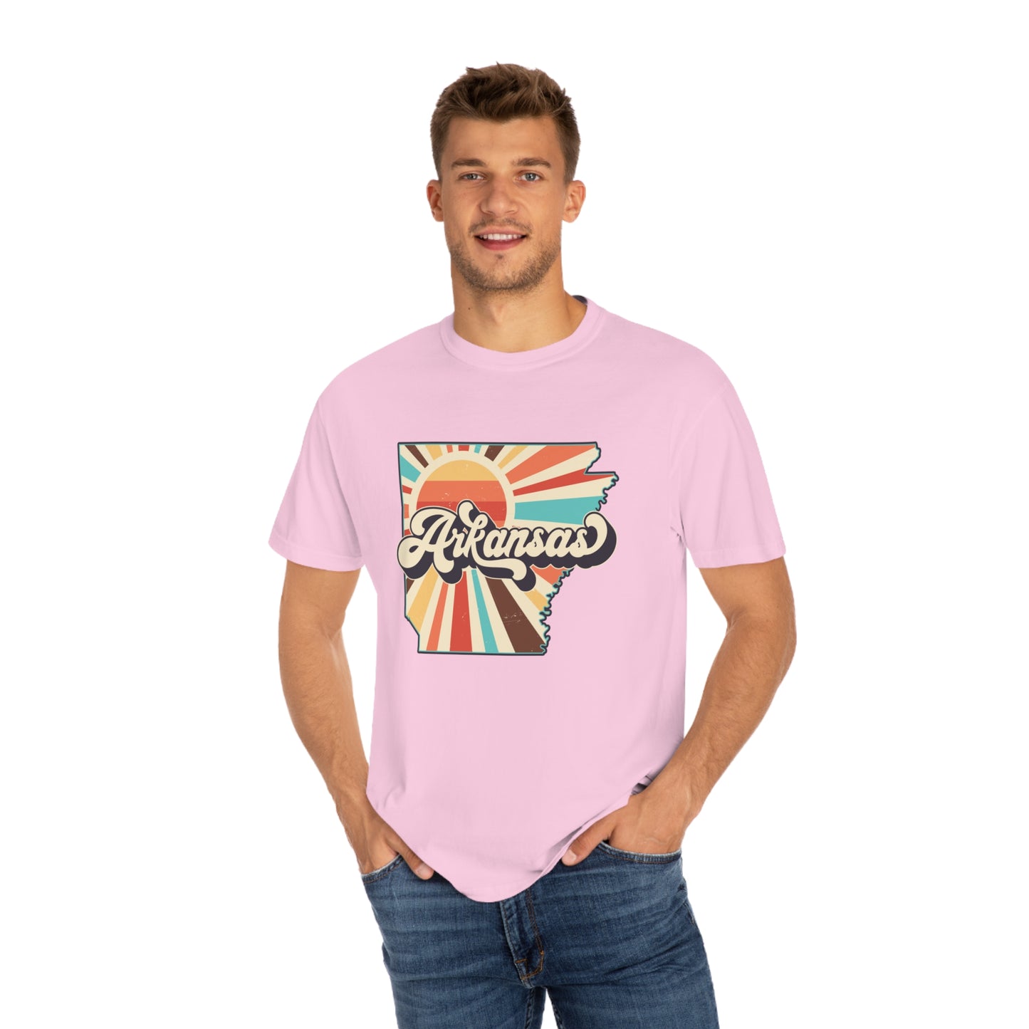 Retro Boho Arkansas T Shirt (Comfort Colors)