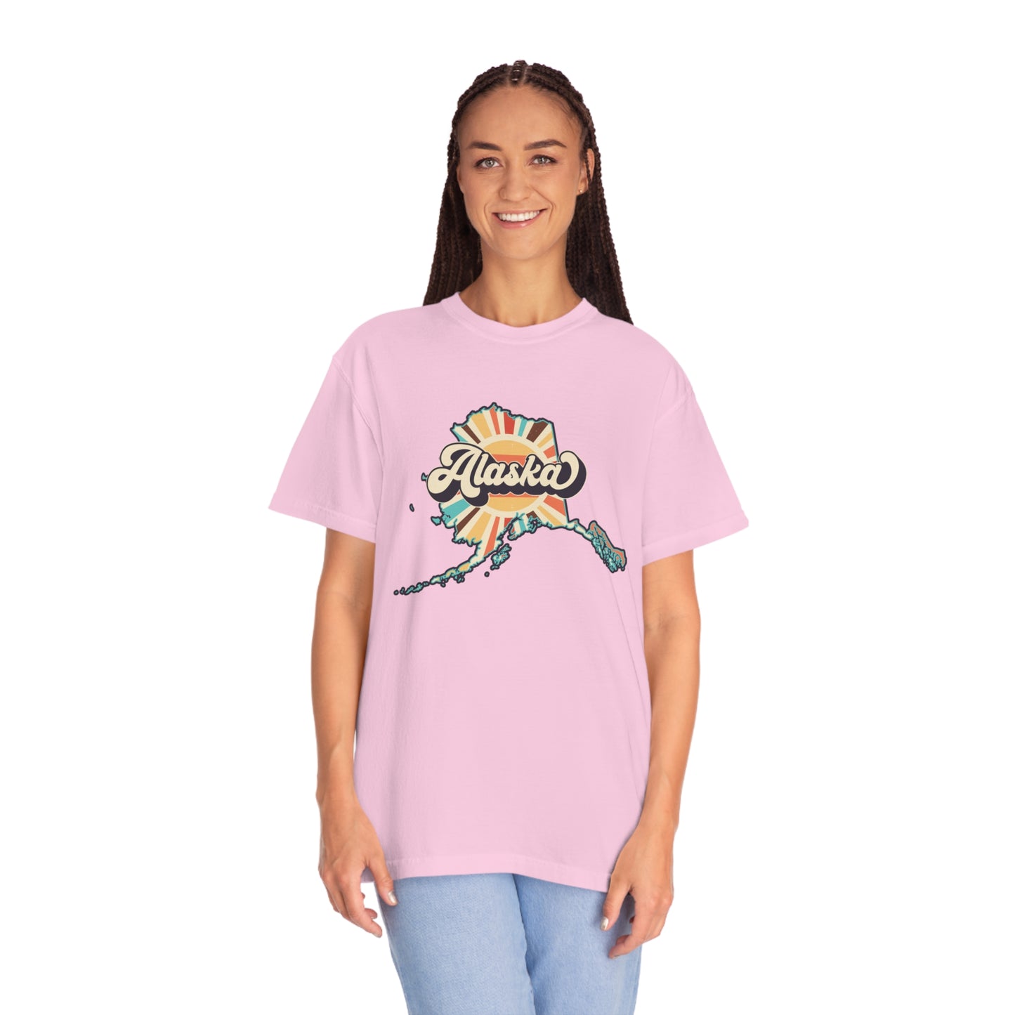 Retro Boho Alaska T Shirt (Comfort Colors)