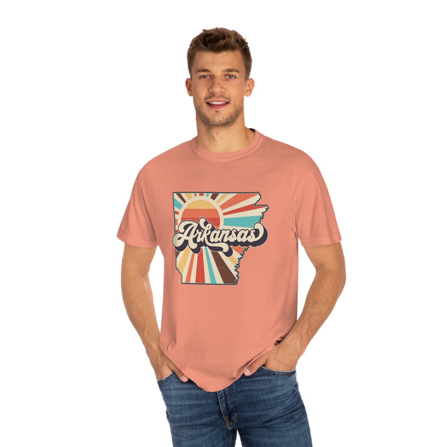 Retro Boho Arkansas T Shirt (Comfort Colors)