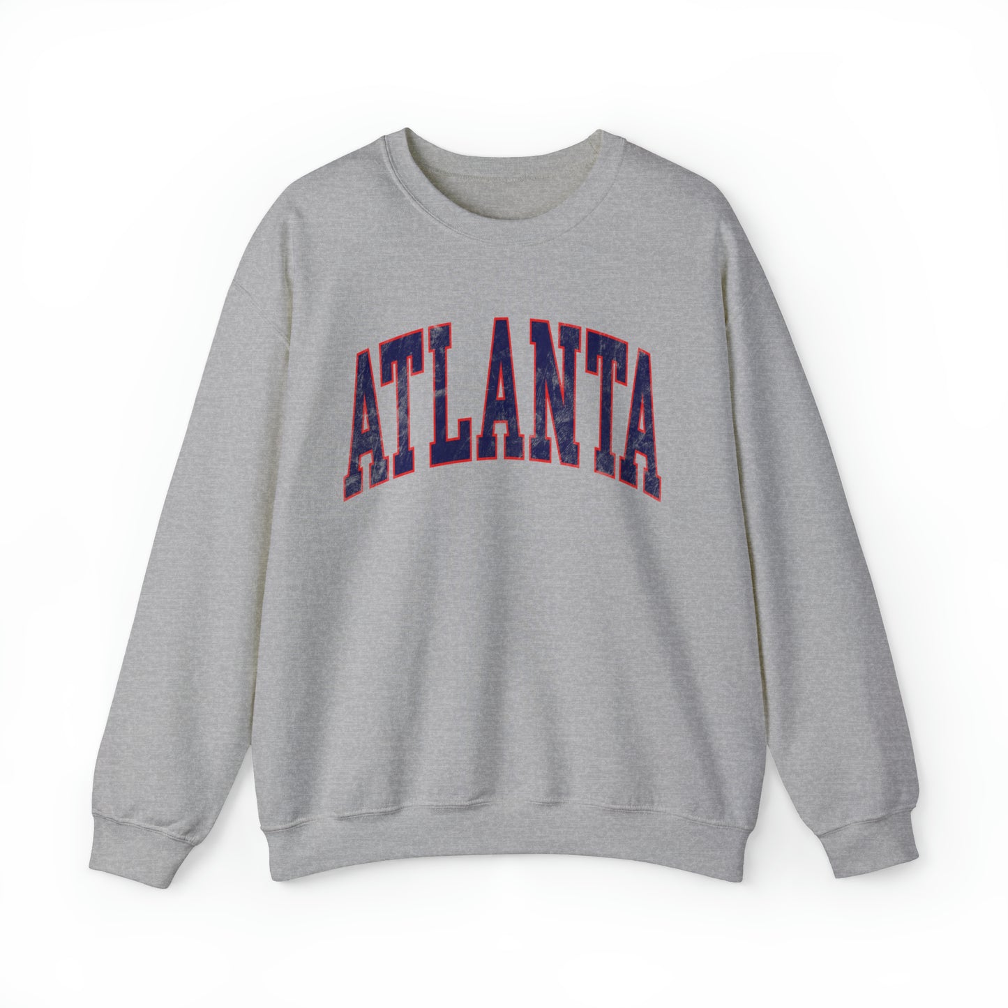 Vintage Collegiate Atlanta Baseball Sweatshirt