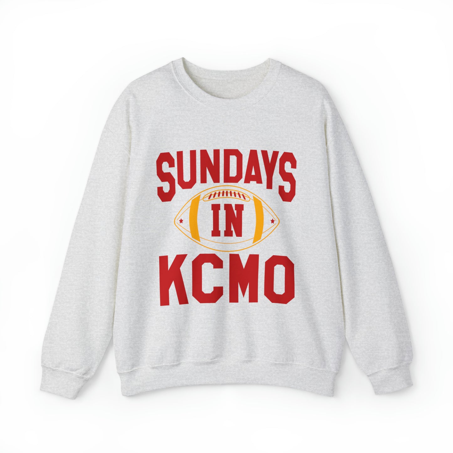 Sundays In Kansas City Crewneck Football Sweatshirt