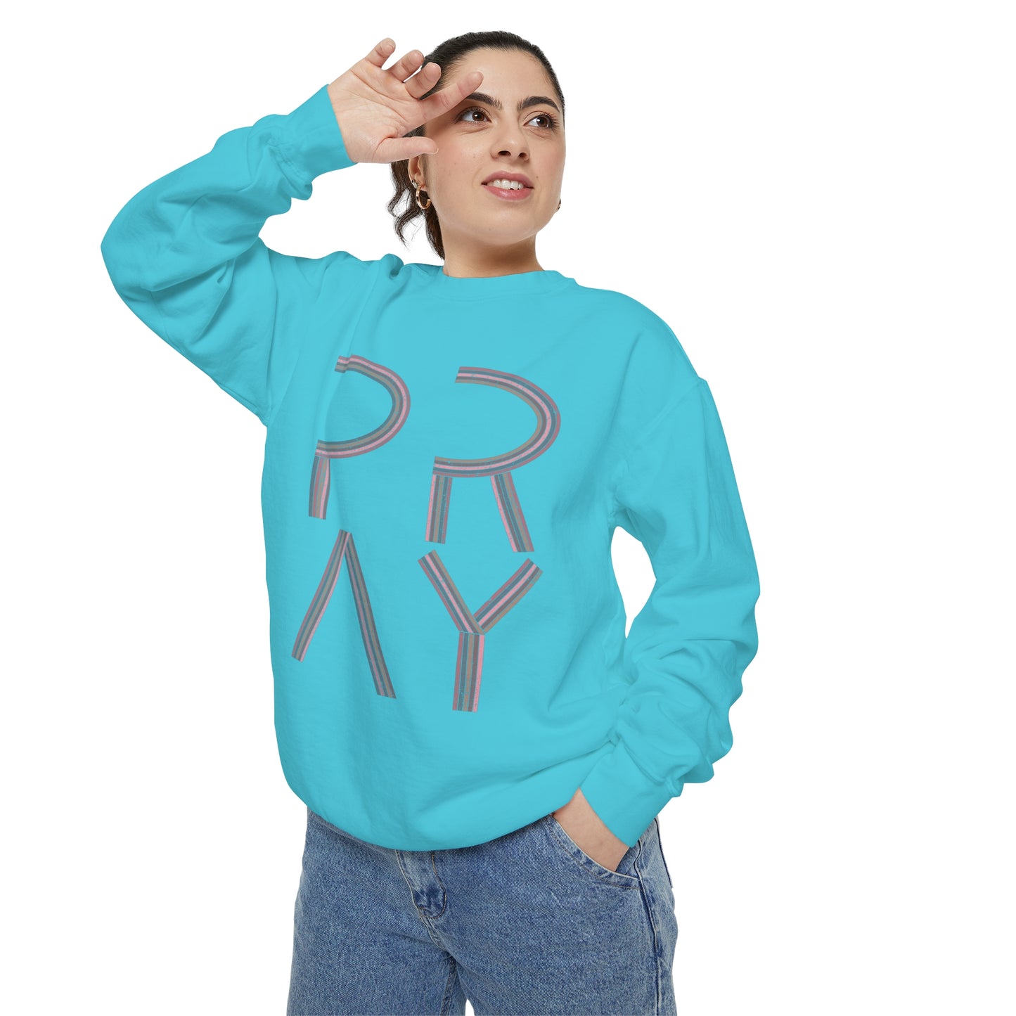 Boho Pray Sweatshirt (Comfort Colors)