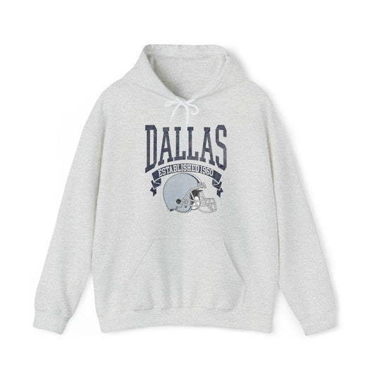 Vintage Dallas Football Hooded Sweatshirt