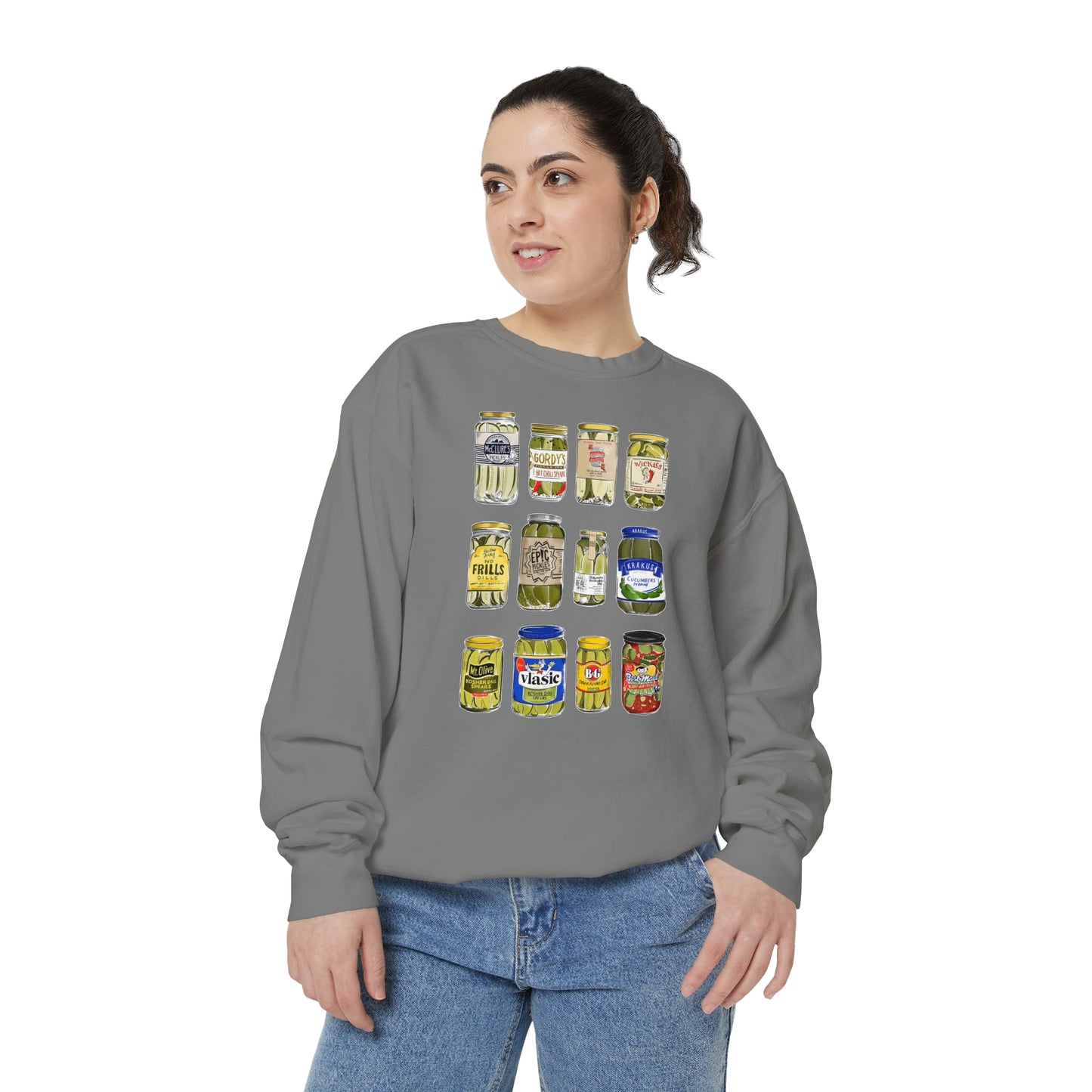 Vintage Pickle Jar Sweatshirt (Comfort Colors)