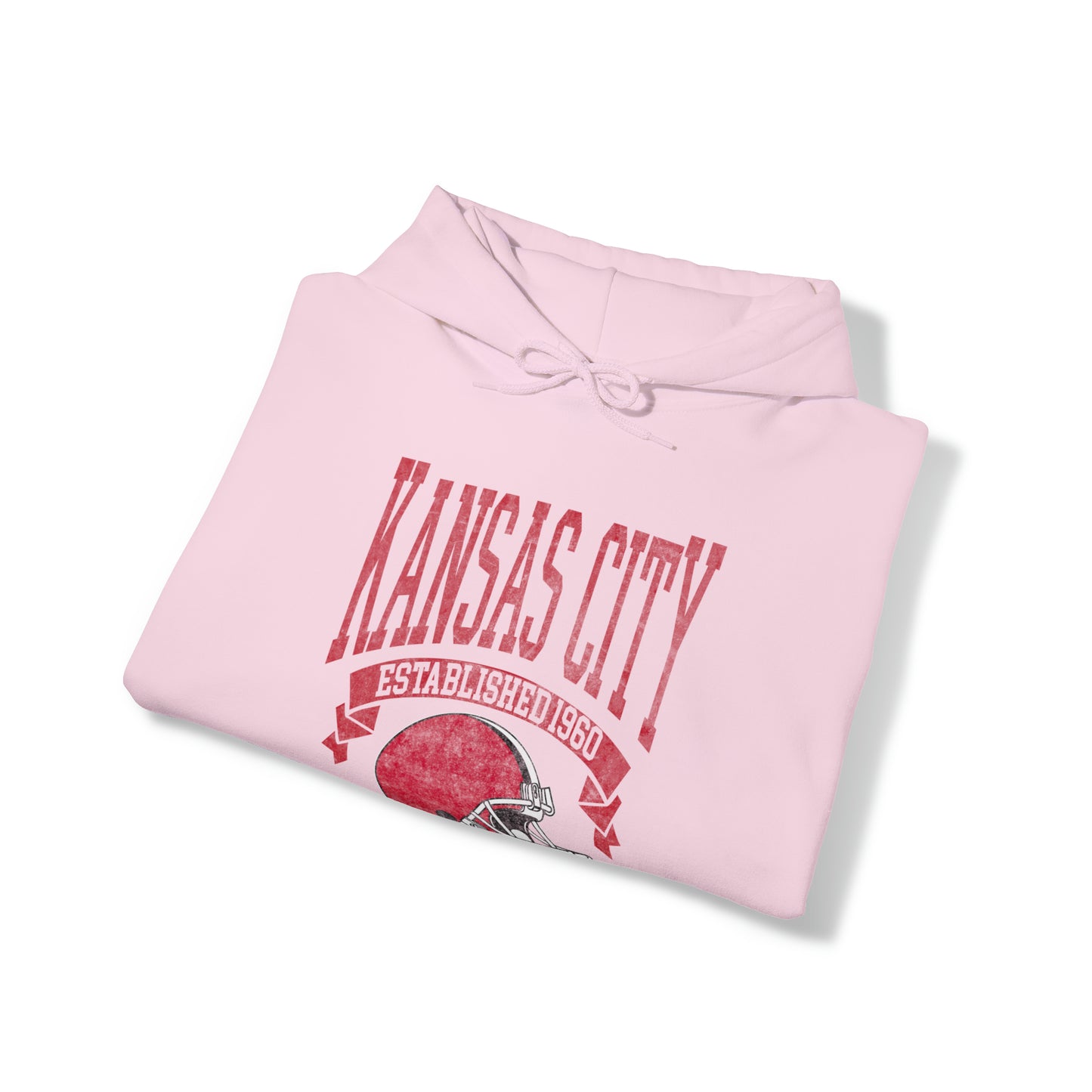 Vintage Kansas City Football Hooded Sweatshirt