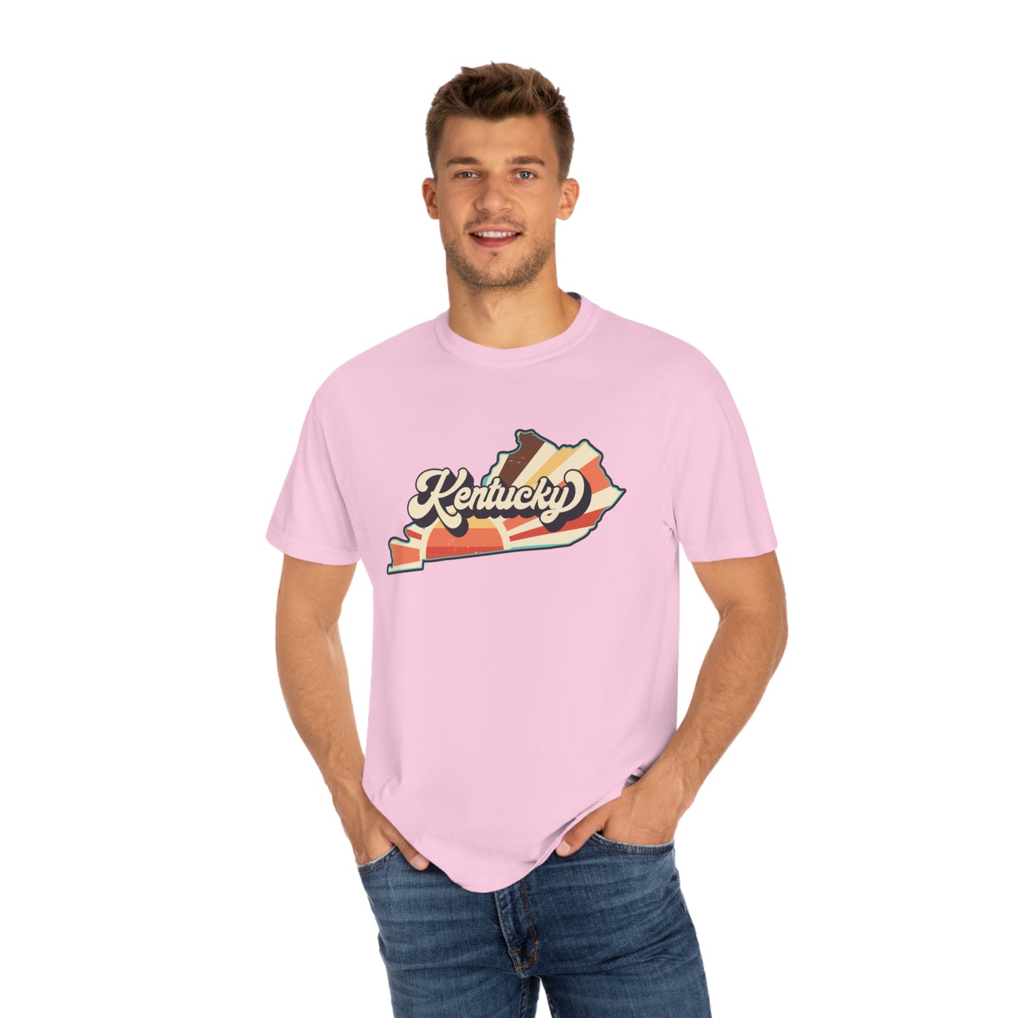 Retro Boho Kentucky T Shirt (Comfort Colors)