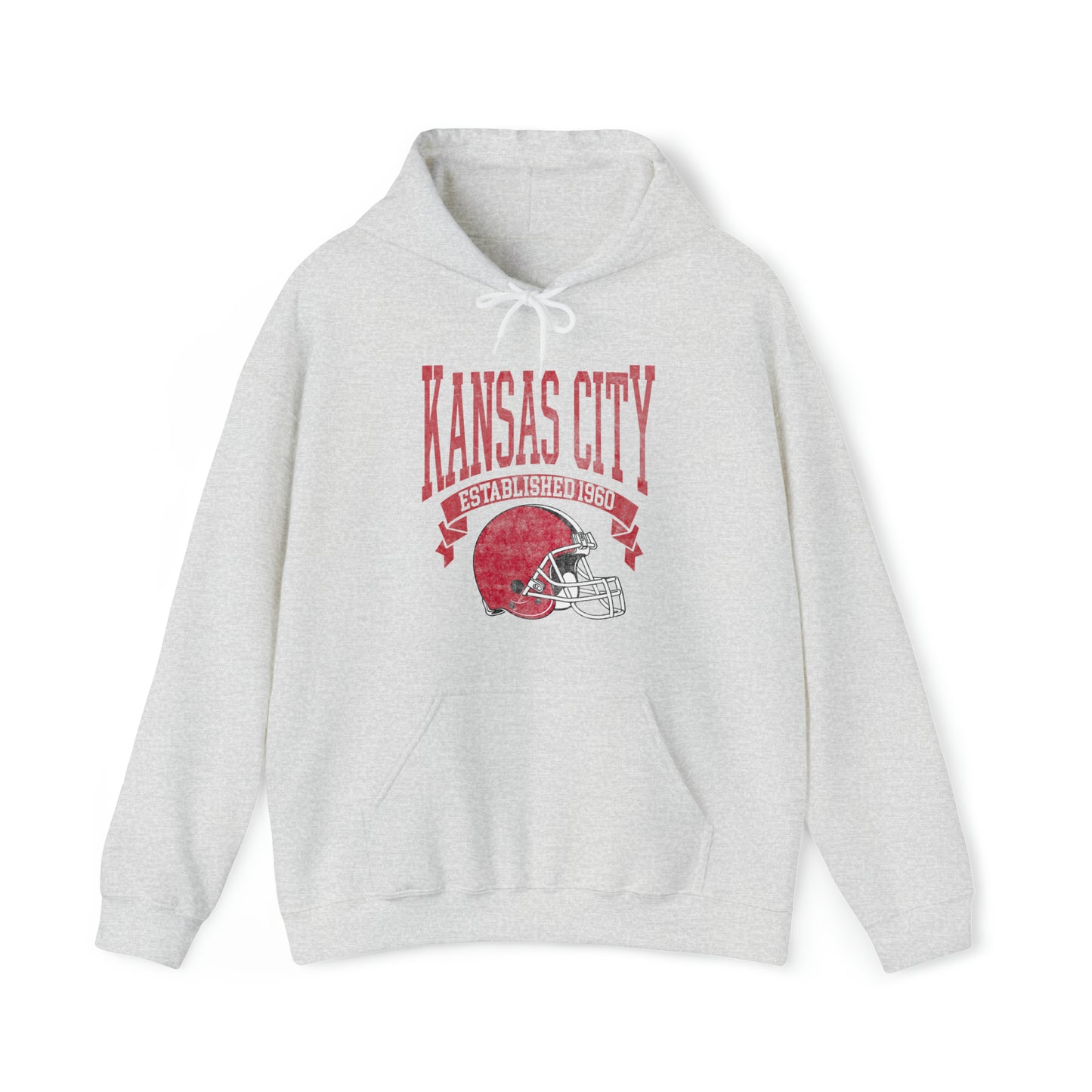 Vintage Kansas City Football Hooded Sweatshirt