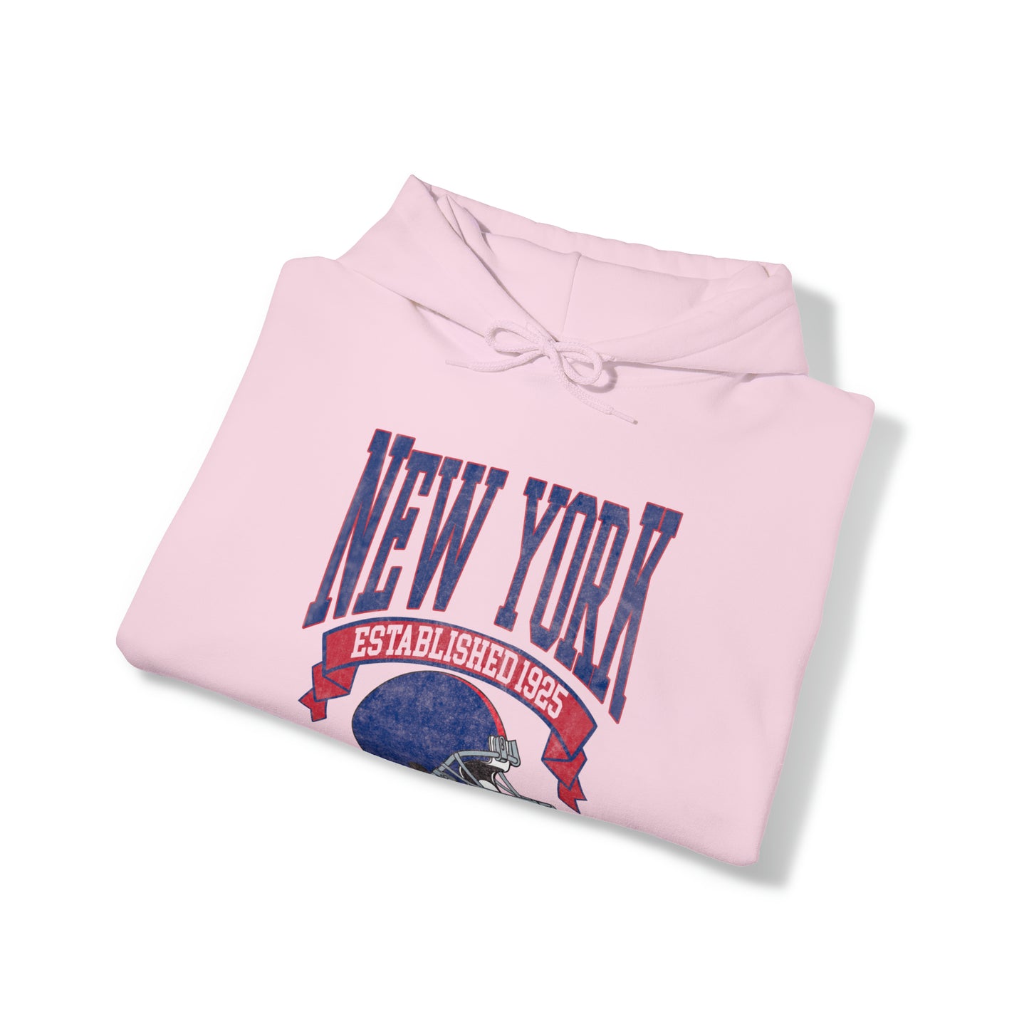 Vintage New York Football Hooded Sweatshirt