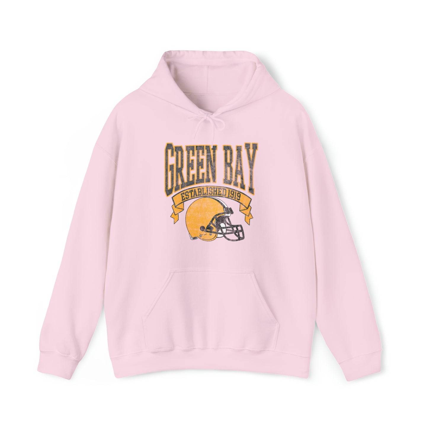 Vintage Green Bay Football Hooded Sweatshirt