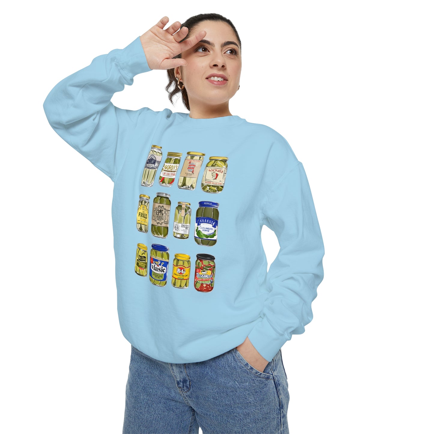 Vintage Pickle Jar Sweatshirt (Comfort Colors)