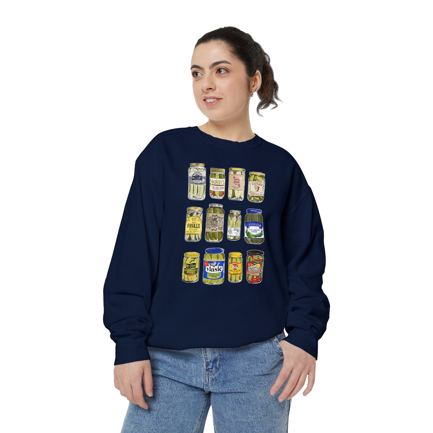 Vintage Pickle Jar Sweatshirt (Comfort Colors)