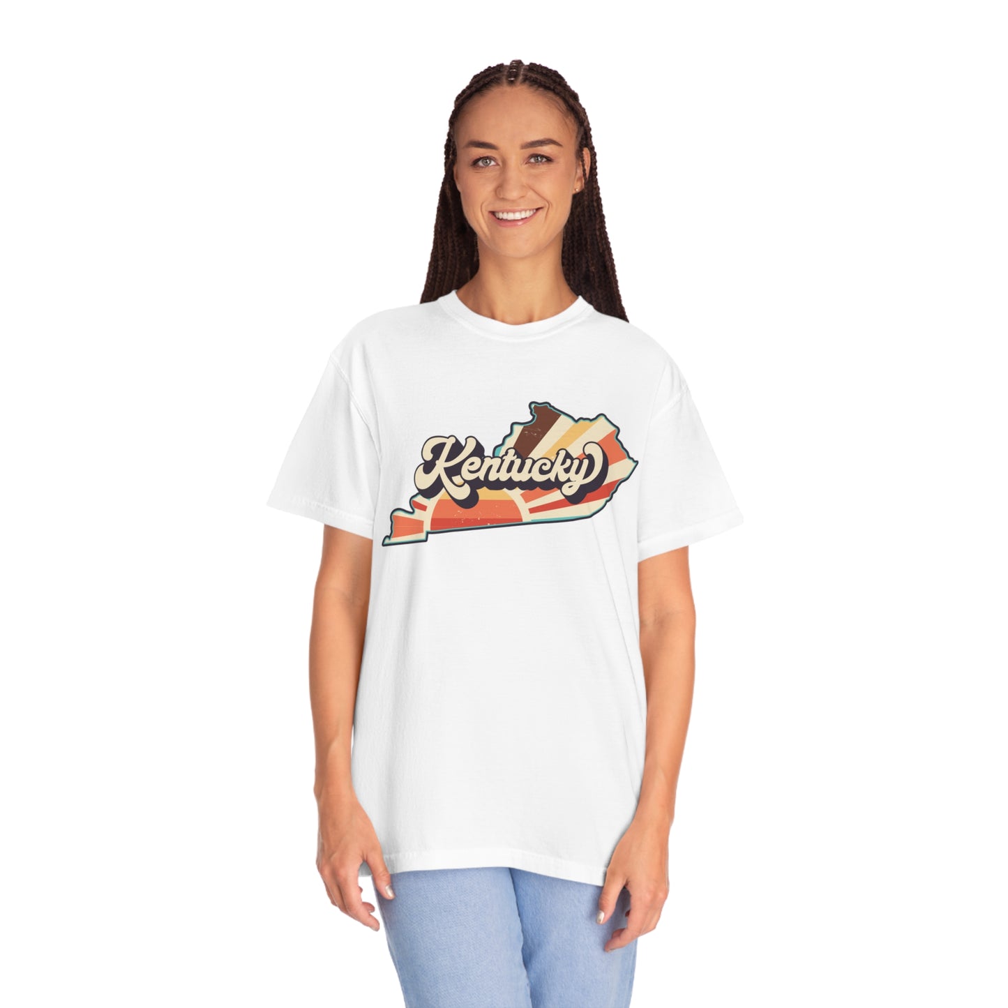 Retro Boho Kentucky T Shirt (Comfort Colors)