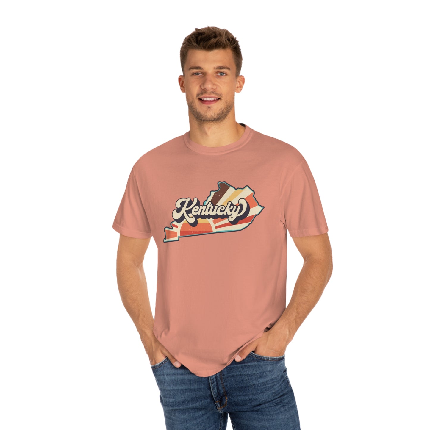 Retro Boho Kentucky T Shirt (Comfort Colors)