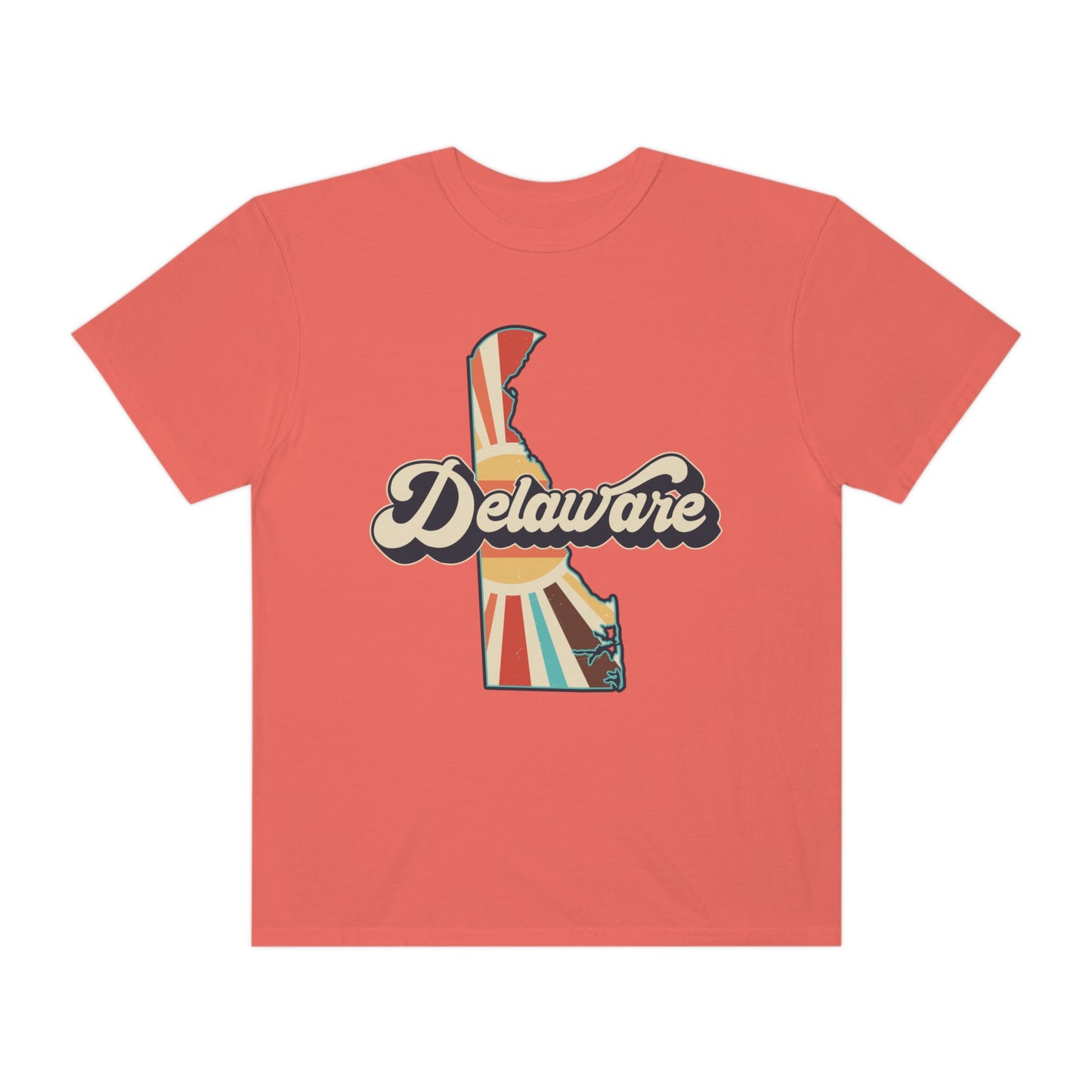 Retro Boho Delaware T Shirt (Comfort Colors)