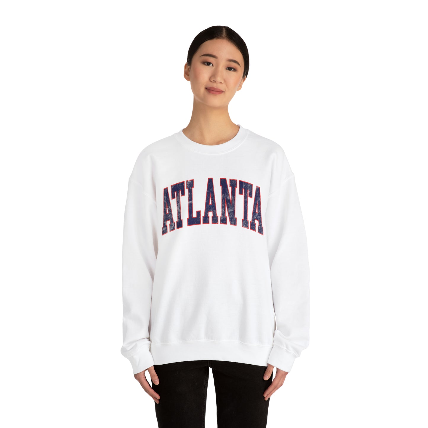 Vintage Collegiate Atlanta Baseball Sweatshirt