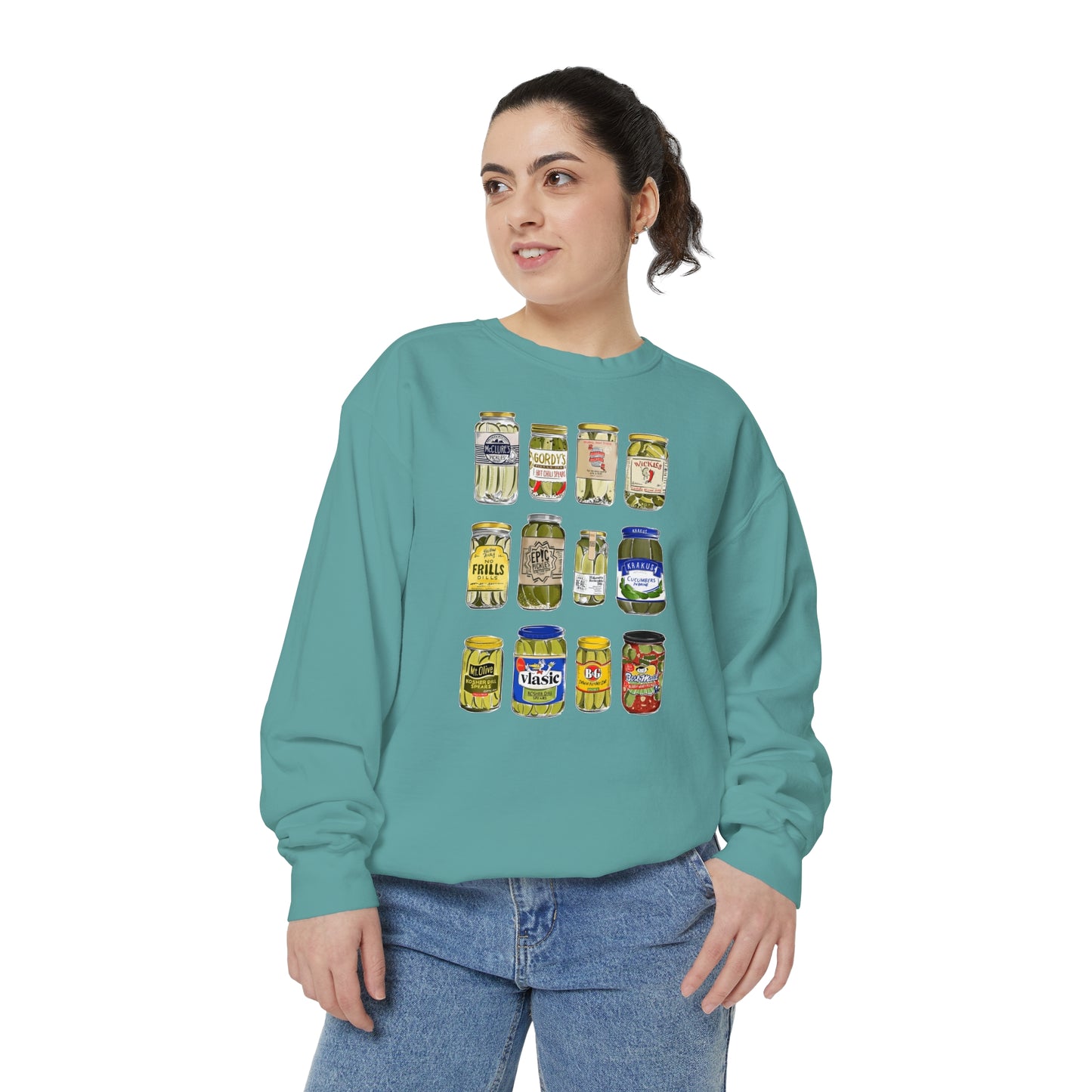 Vintage Pickle Jar Sweatshirt (Comfort Colors)